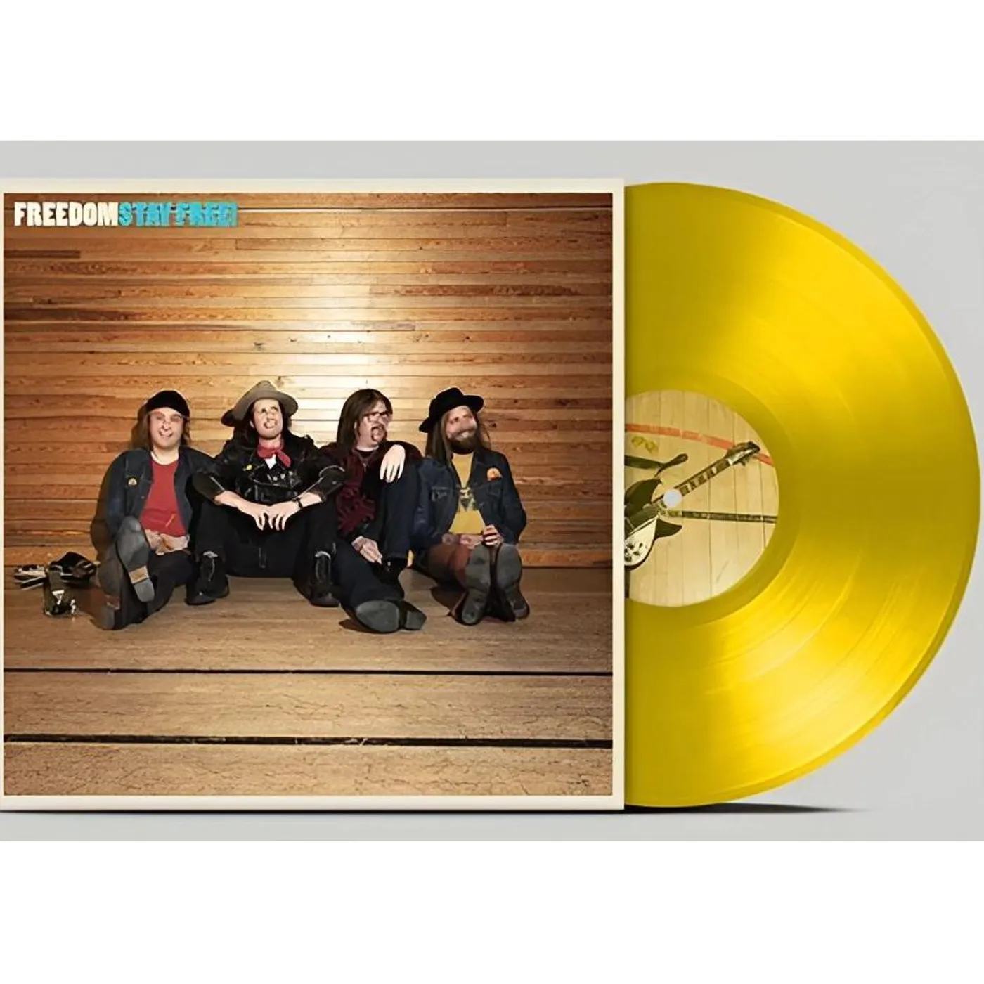 Freedom Stay Free - Sun Yellow Vinyl Record