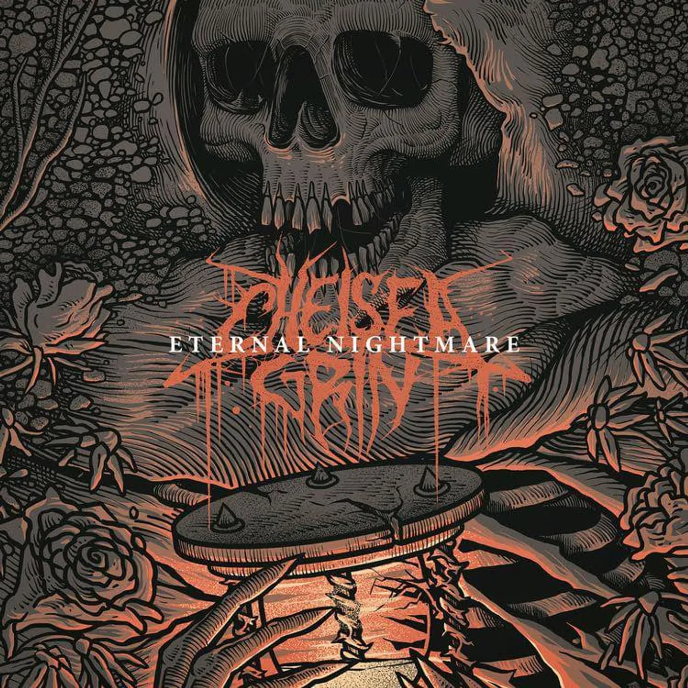 Chelsea Grin Eternal Nightmare (Milky Clear w/ Black Splatter) Vinyl Record