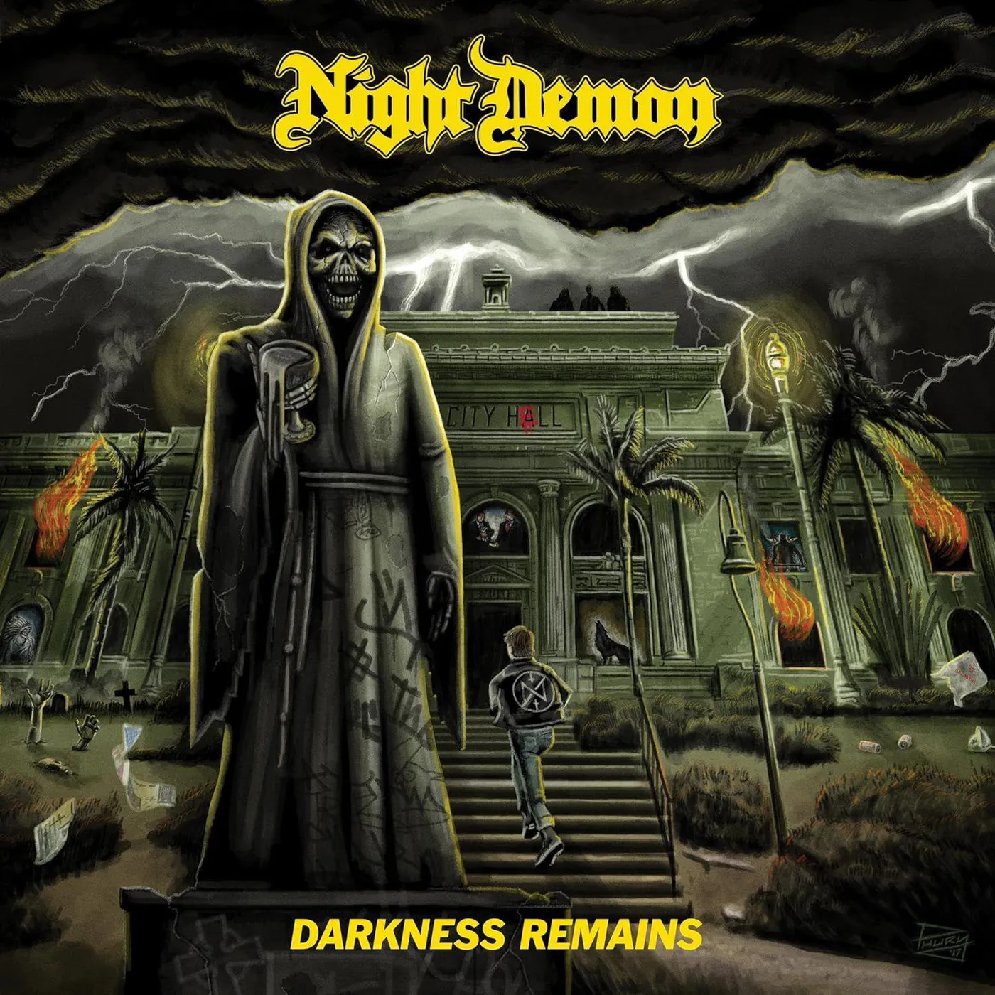 Night Demon Darkness Remains Vinyl Record