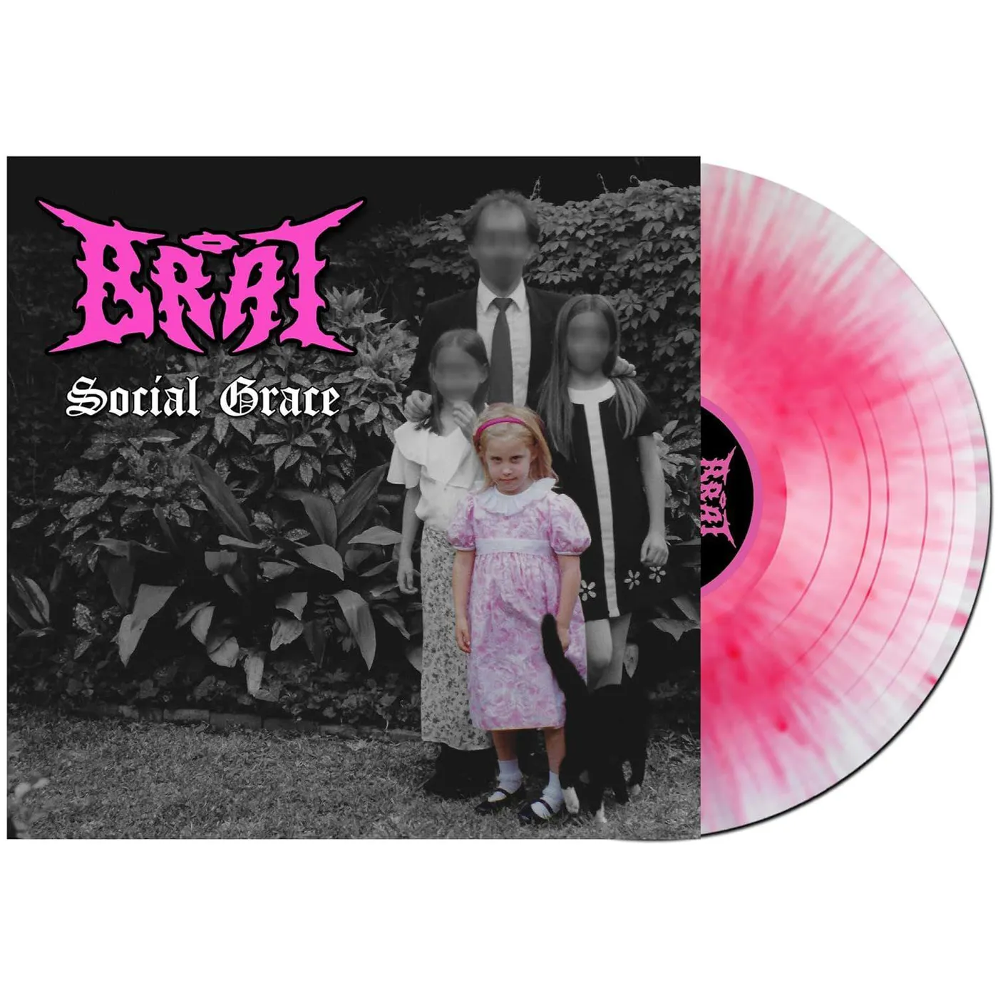 Brat Social Grace (White/Pink Splatter) Vinyl Record