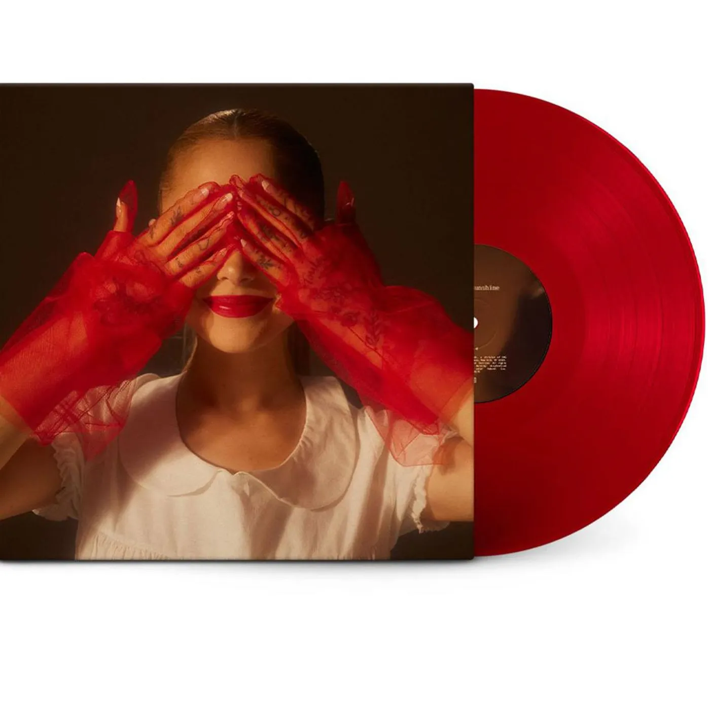 Ariana Grande eternal sunshine (Limited/ Alternate Cover/ Translucent Ruby Red) Vinyl Record