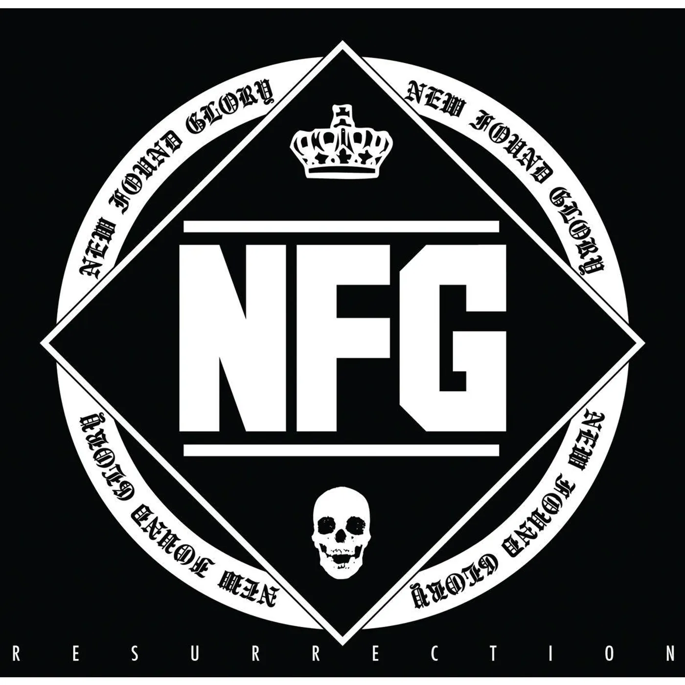 New Found Glory Resurrection - Coke Bottle Green Vinyl Record