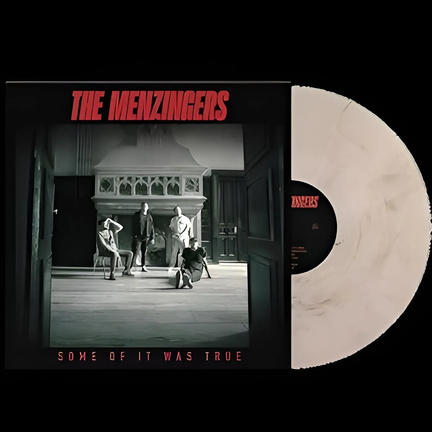 The Menzingers Some Of It Was True (Limited/White/Black Marble) Vinyl Record