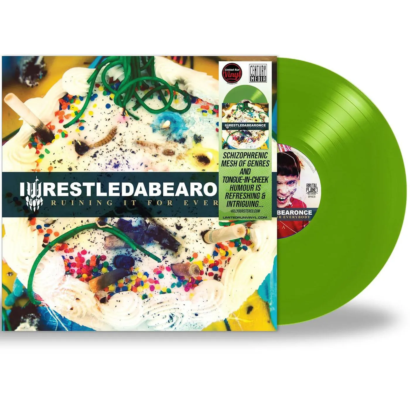 iwrestledabearonce Ruining It For Everyone (Limited/Green)Vinyl Record