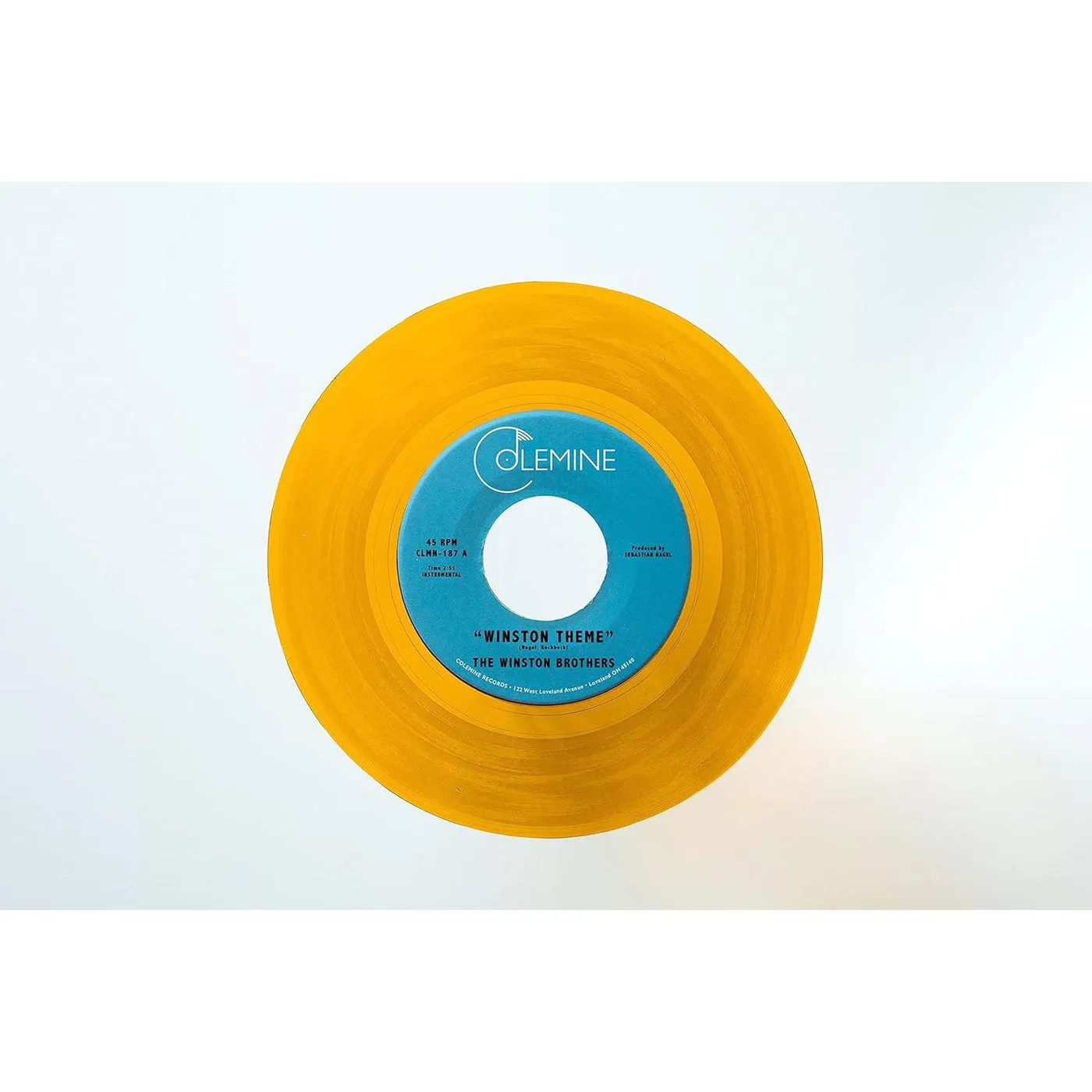 The Winston Brothers Winston Theme - Orange Vinyl Record