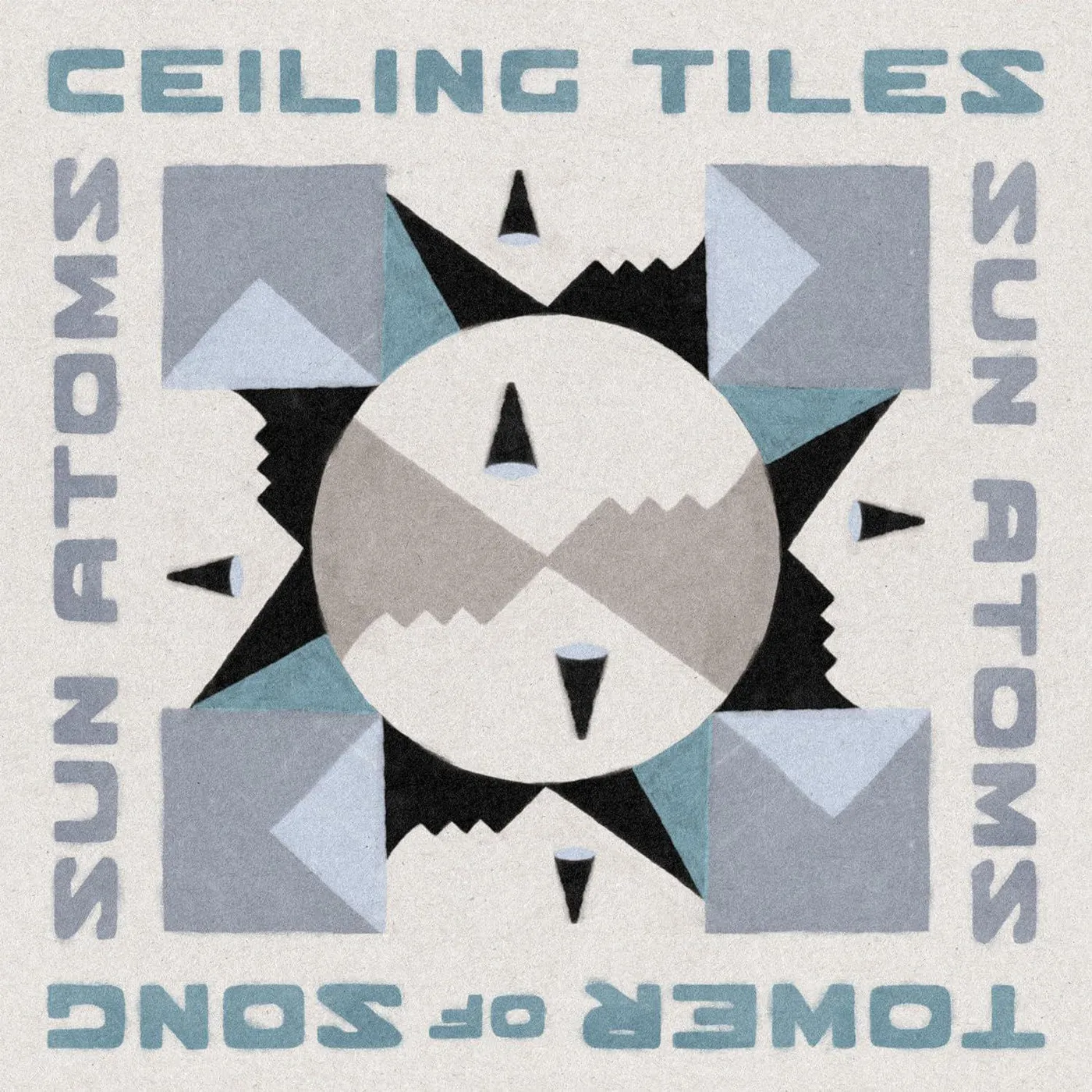 Sun Atoms Ceiling Tiles/Tower Of Song (In The Key Of JAMC) (Blue/7" Single) Vinyl Record