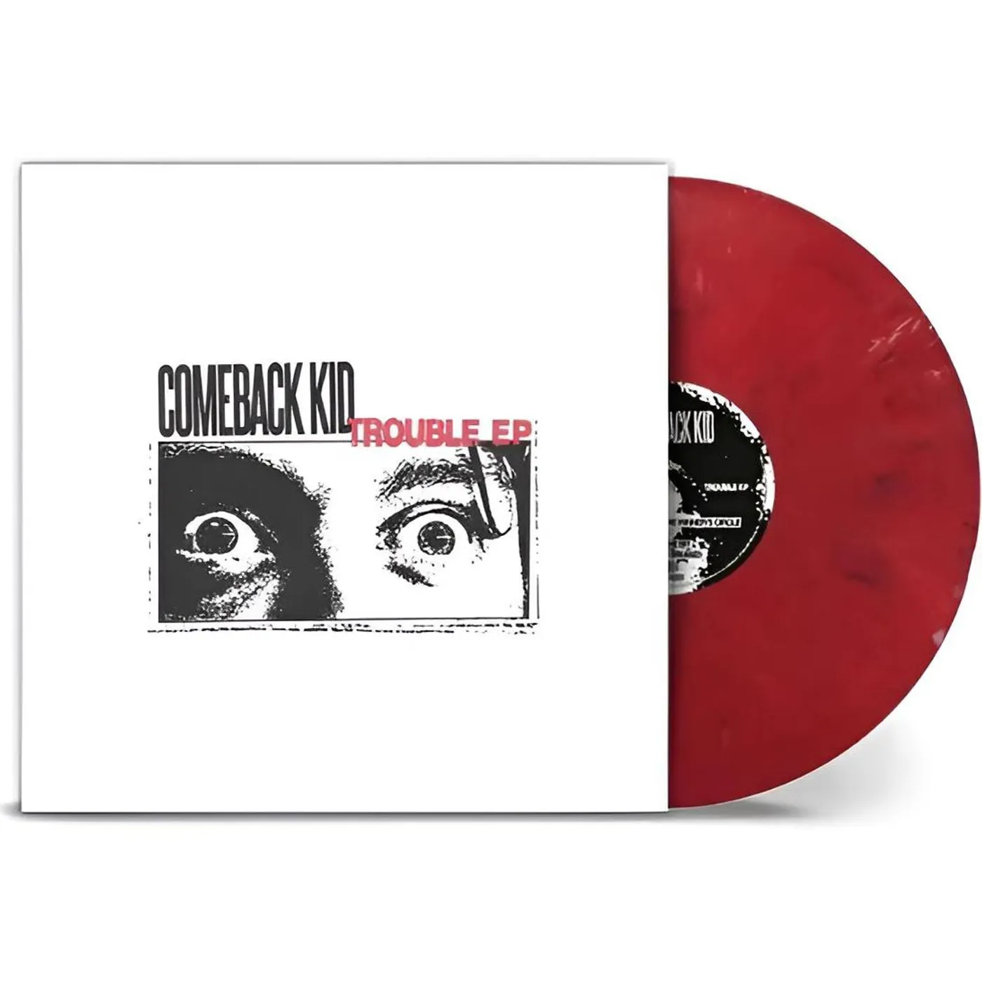 Comeback Kid Trouble (Marbled White, Black & Transparent Red ) Vinyl Record