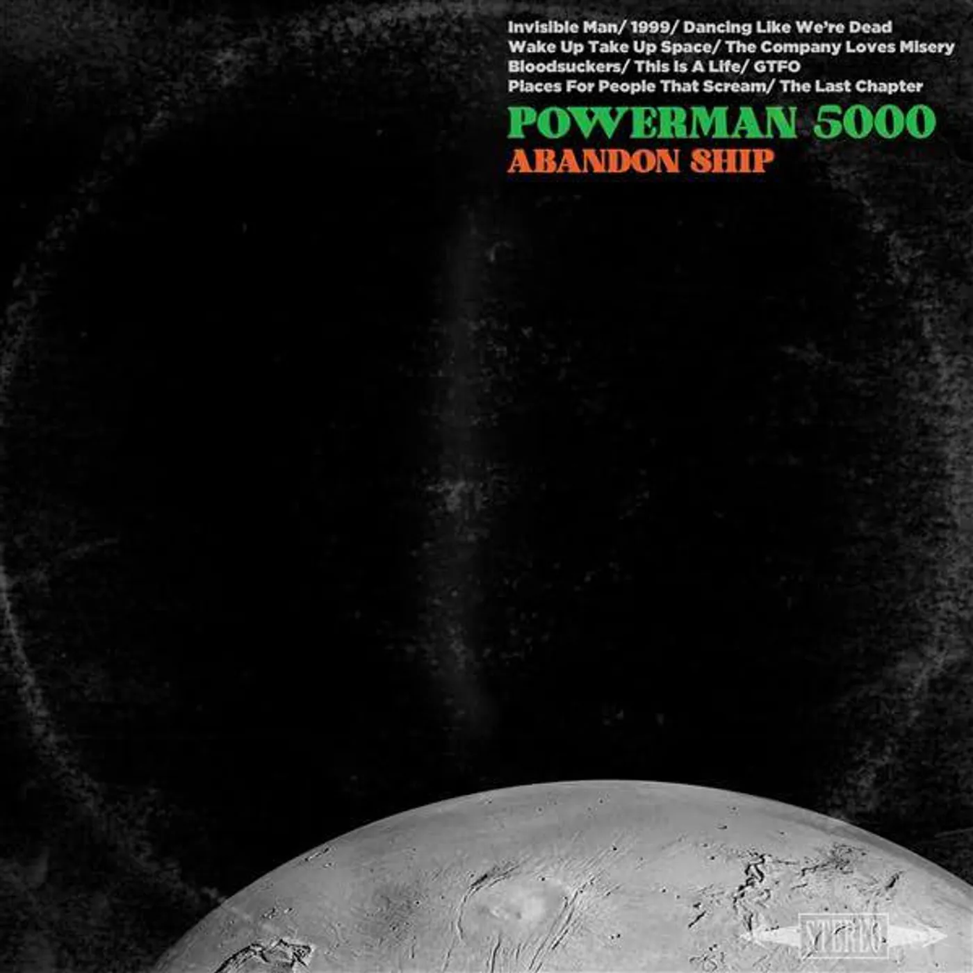 Powerman 5000 Abandon Ship - Green Marble (Bonus Track) Vinyl Record