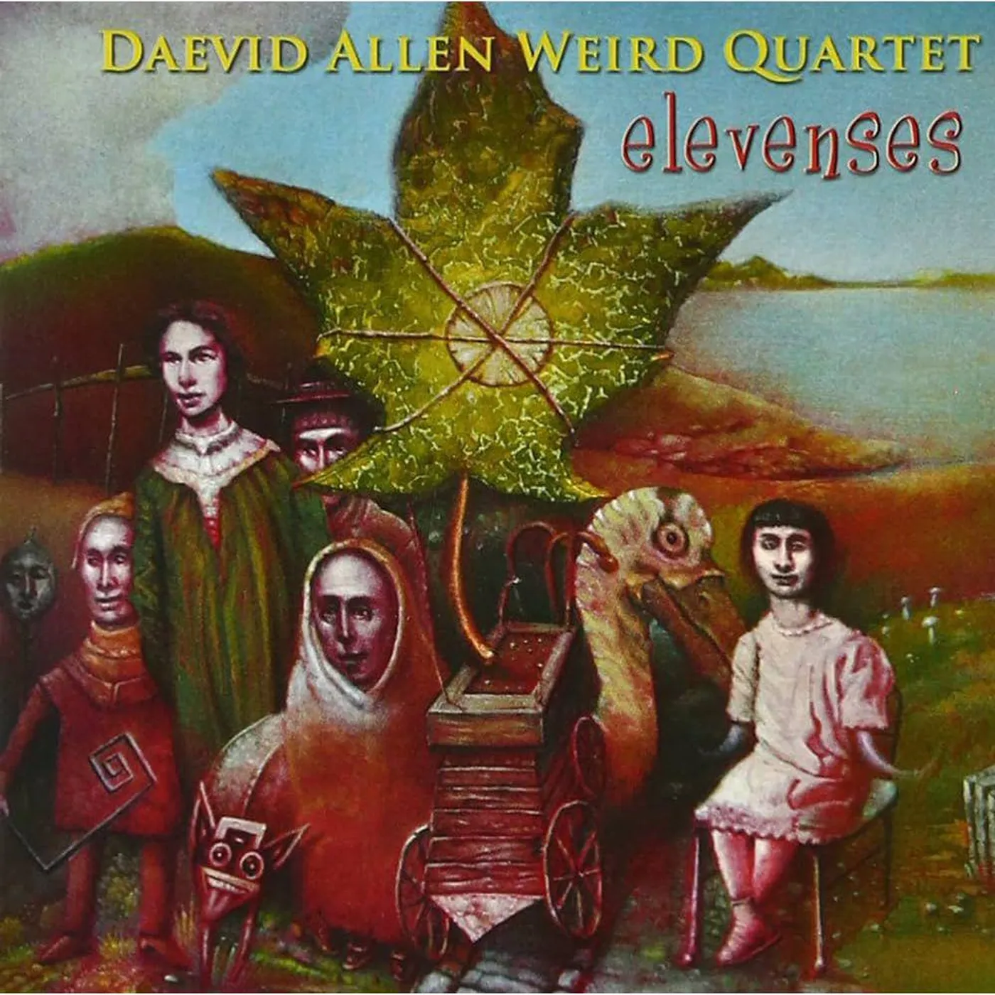Daevid Allen Weird Quartet Elevenses (Gold) Vinyl Record