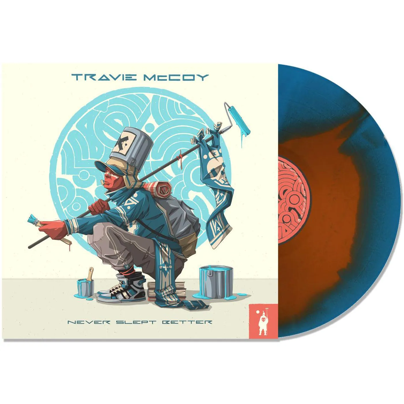 Travie McCoy Never Slept Better (Cinnamon Swirl/Explicit Content) Vinyl Record