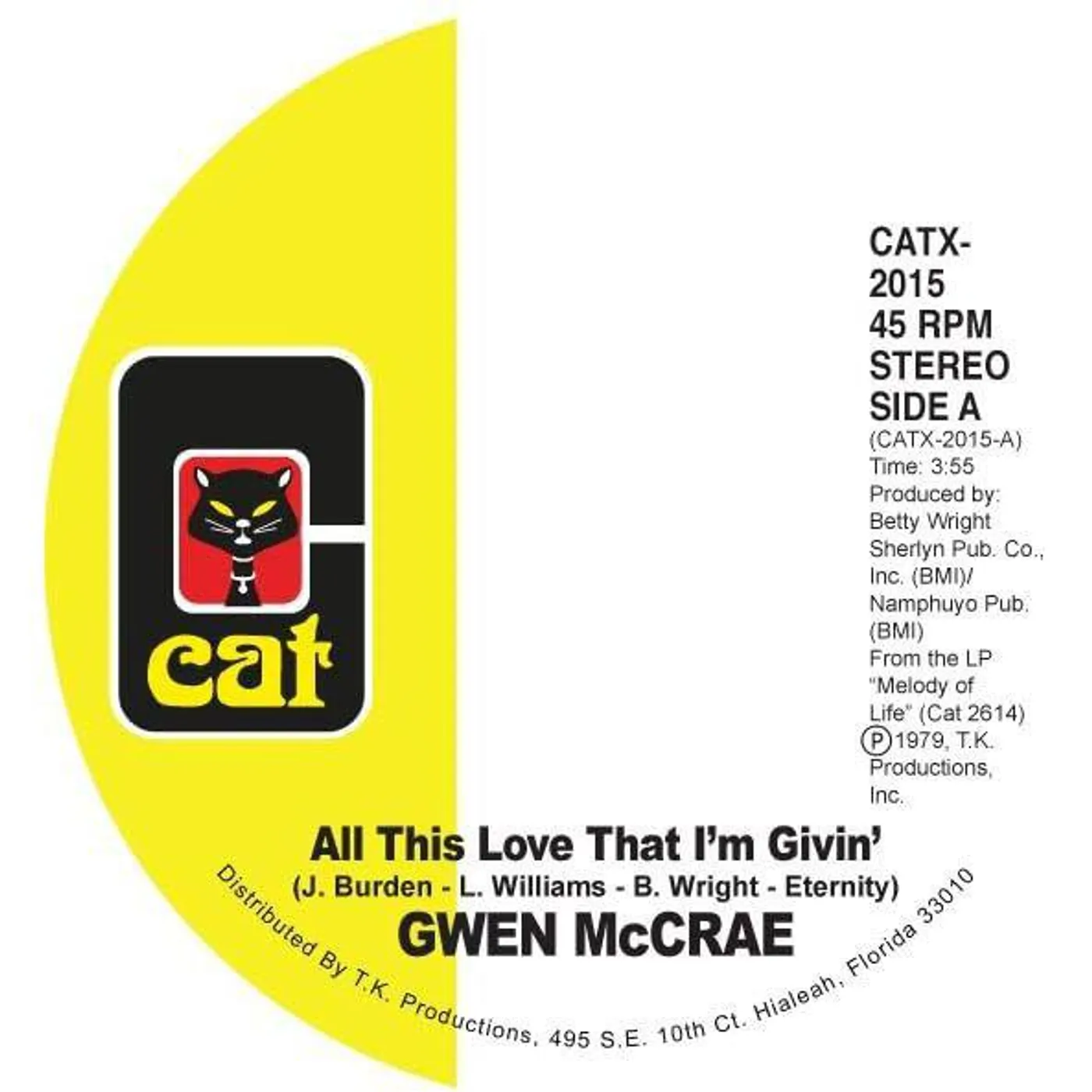 Gwen McCrae All This Love That I'm Giving  Vinyl Record