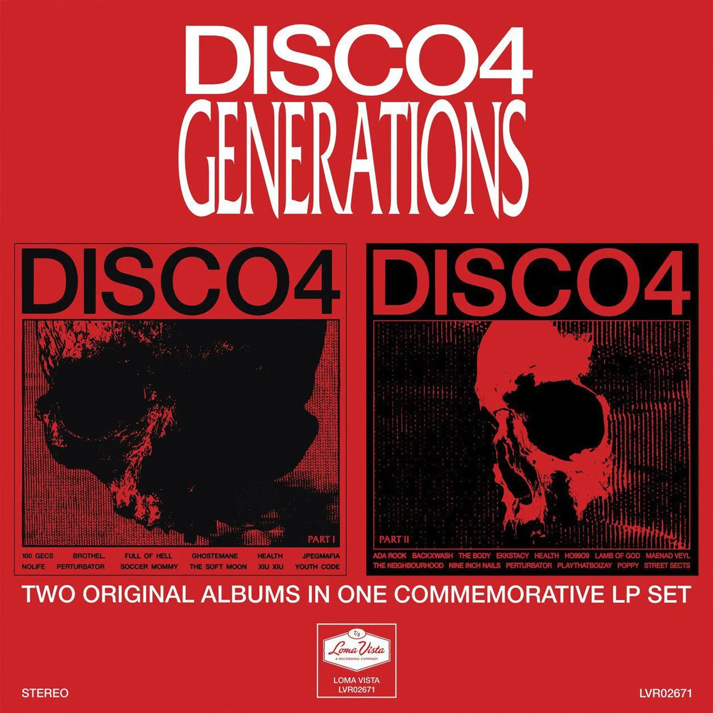 HEALTH Generations Edition: Disco4 :: Part I And Disco4 (2LP) Vinyl Record
