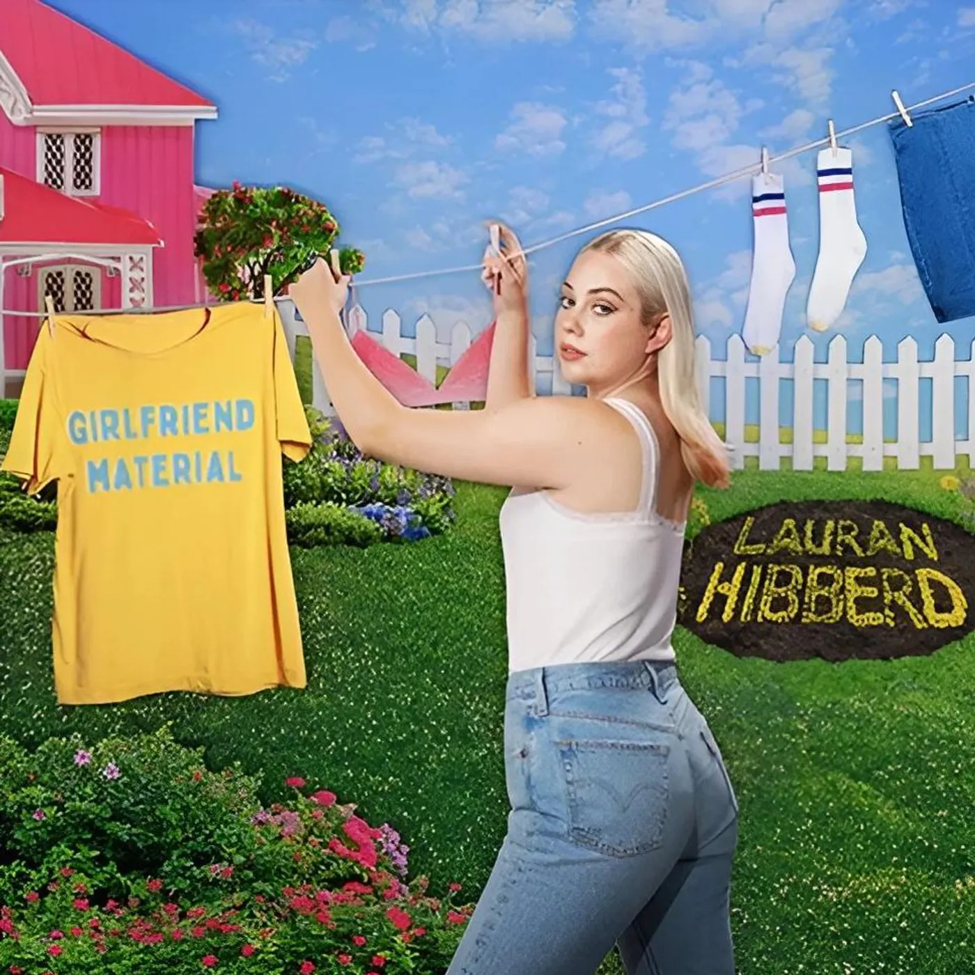 Lauran Hibberd Girlfriend Material - Sky Blue Vinyl Record