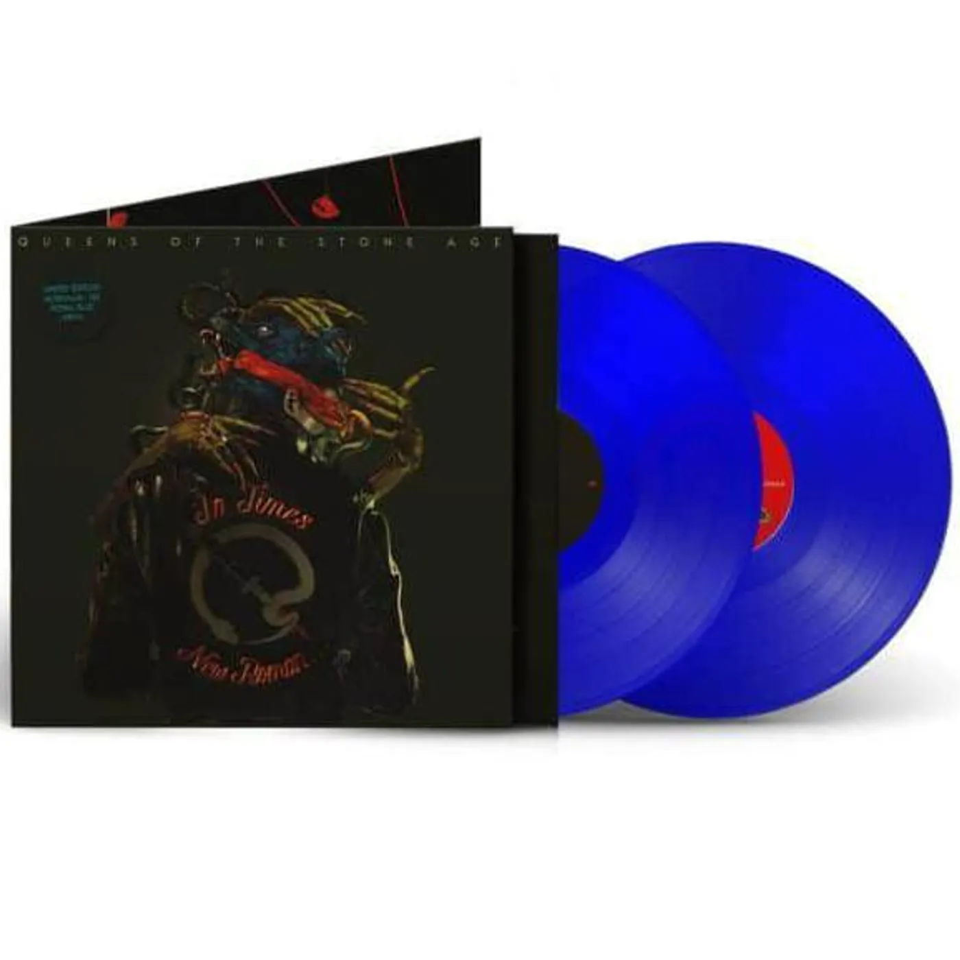 Queens of the Stone Age In Times New Roman - Royal Blue Vinyl Record