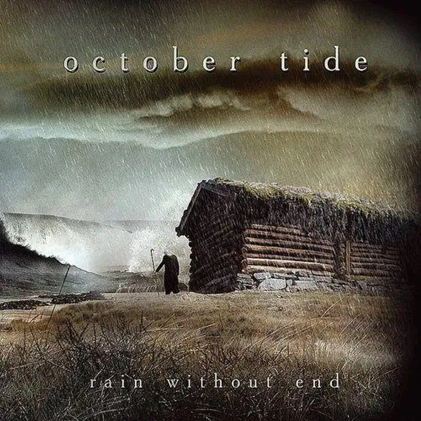 October Tide Rain Without End - Light Blue Vinyl Record