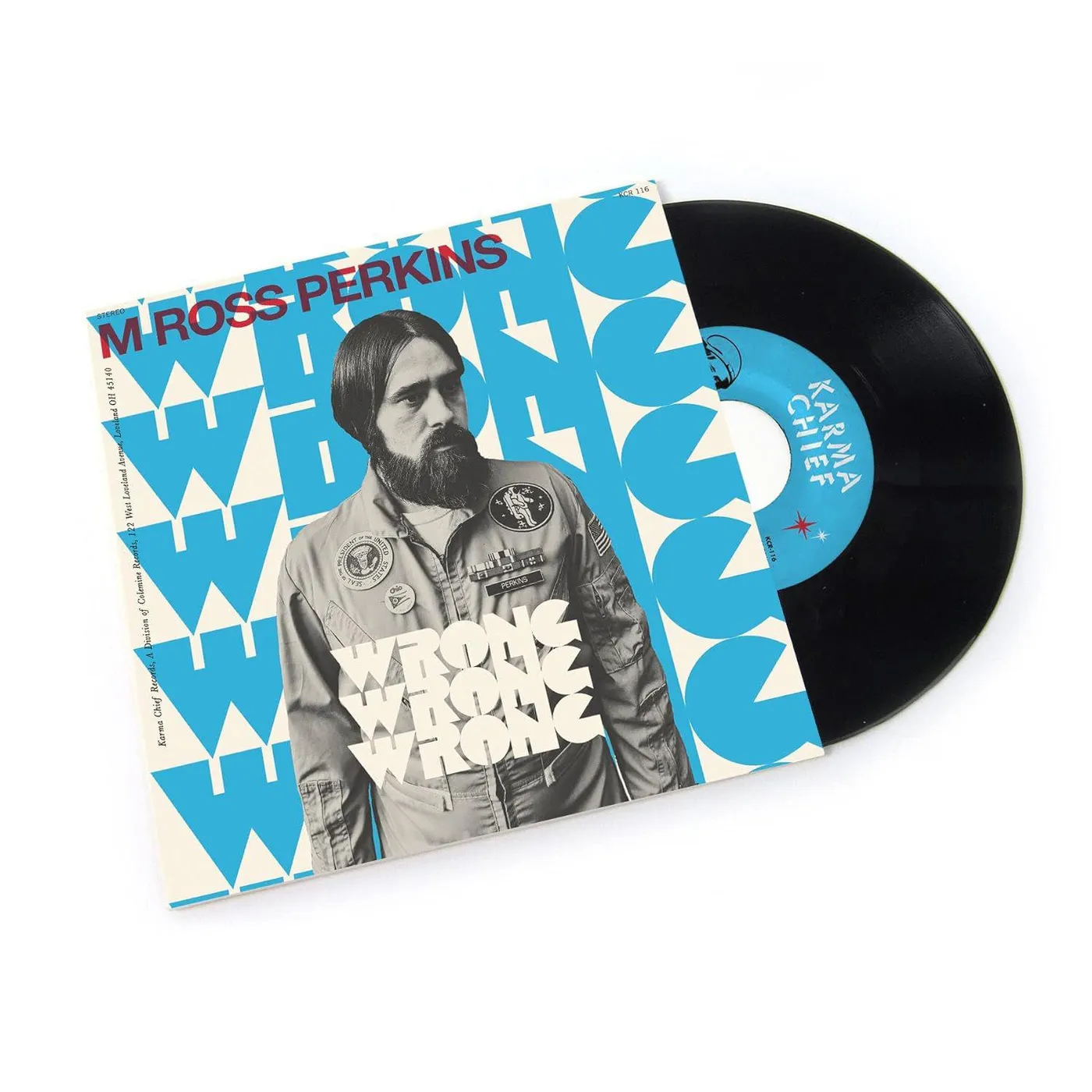 M Ross Perkins Wrong Wrong Wrong (7" Single) Vinyl Record