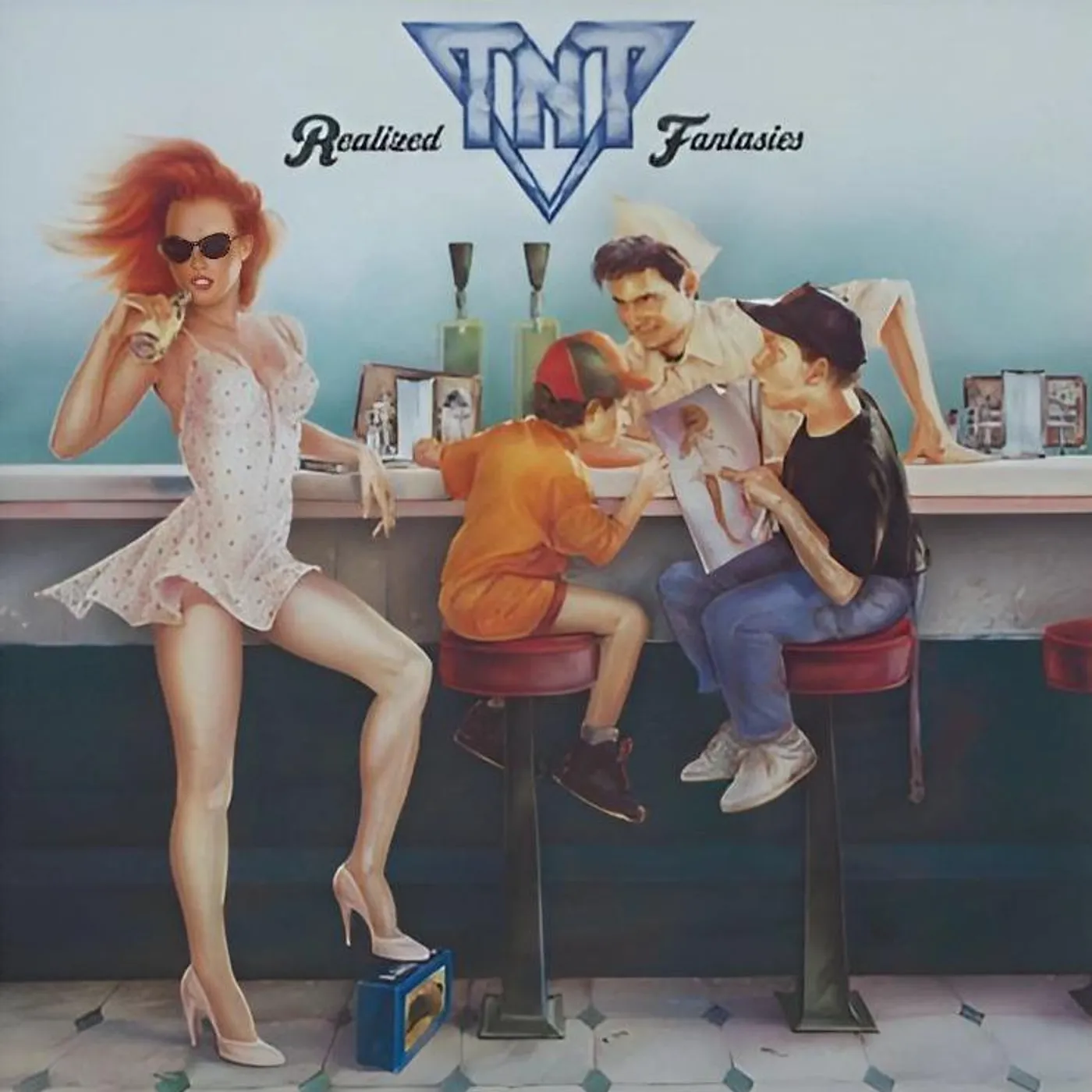 TNT Realized Fantasies - Limited 180-Gram Crystal Clear & Turquoise Marble Vinyl Record