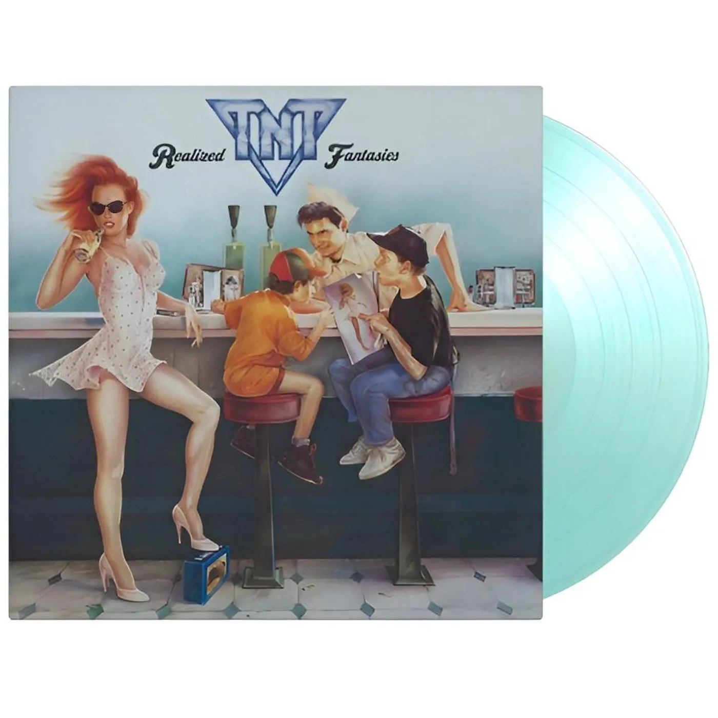 TNT Realized Fantasies - Limited 180-Gram Crystal Clear & Turquoise Marble Vinyl Record