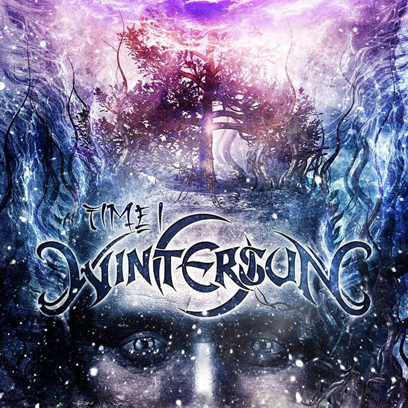 Wintersun  Time I - Clear Blue White Purple Splatter  Vinyl Record 