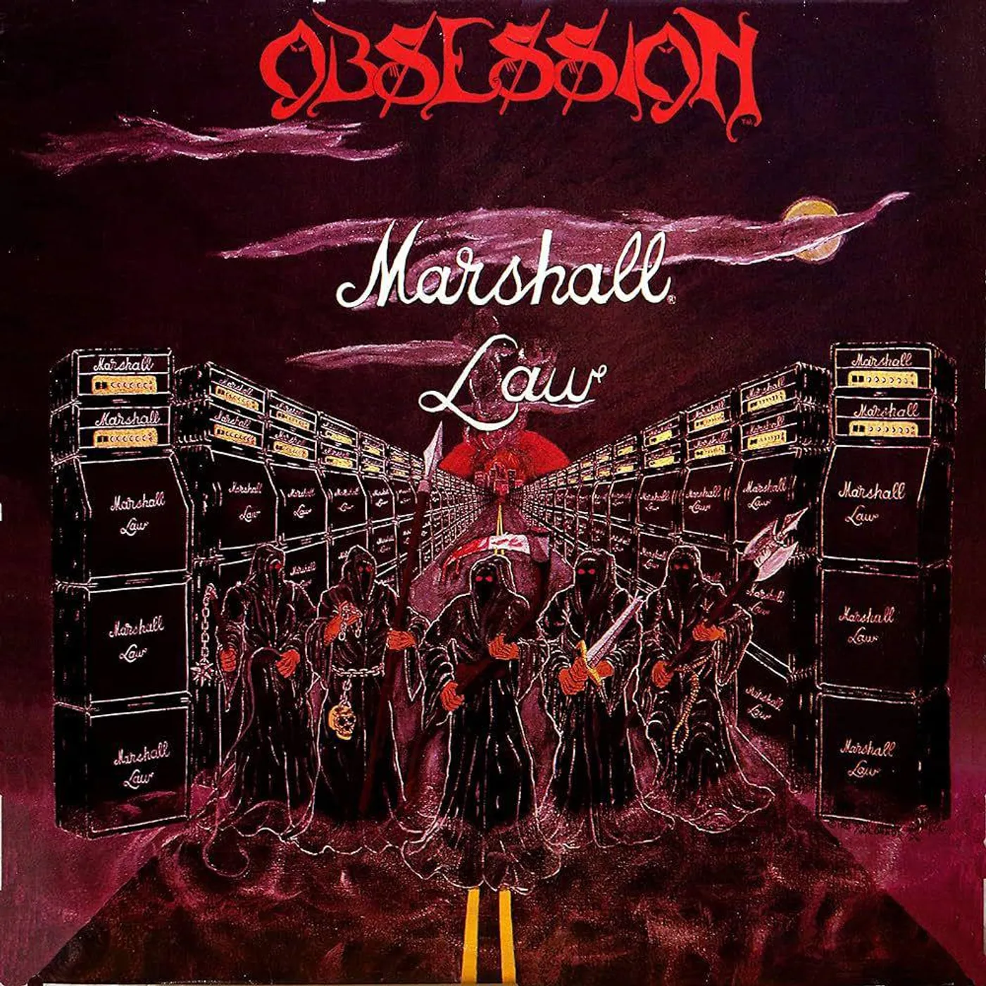 Obsession Marshall Law (Limited/Reissue/425G/Black) Vinyl Record