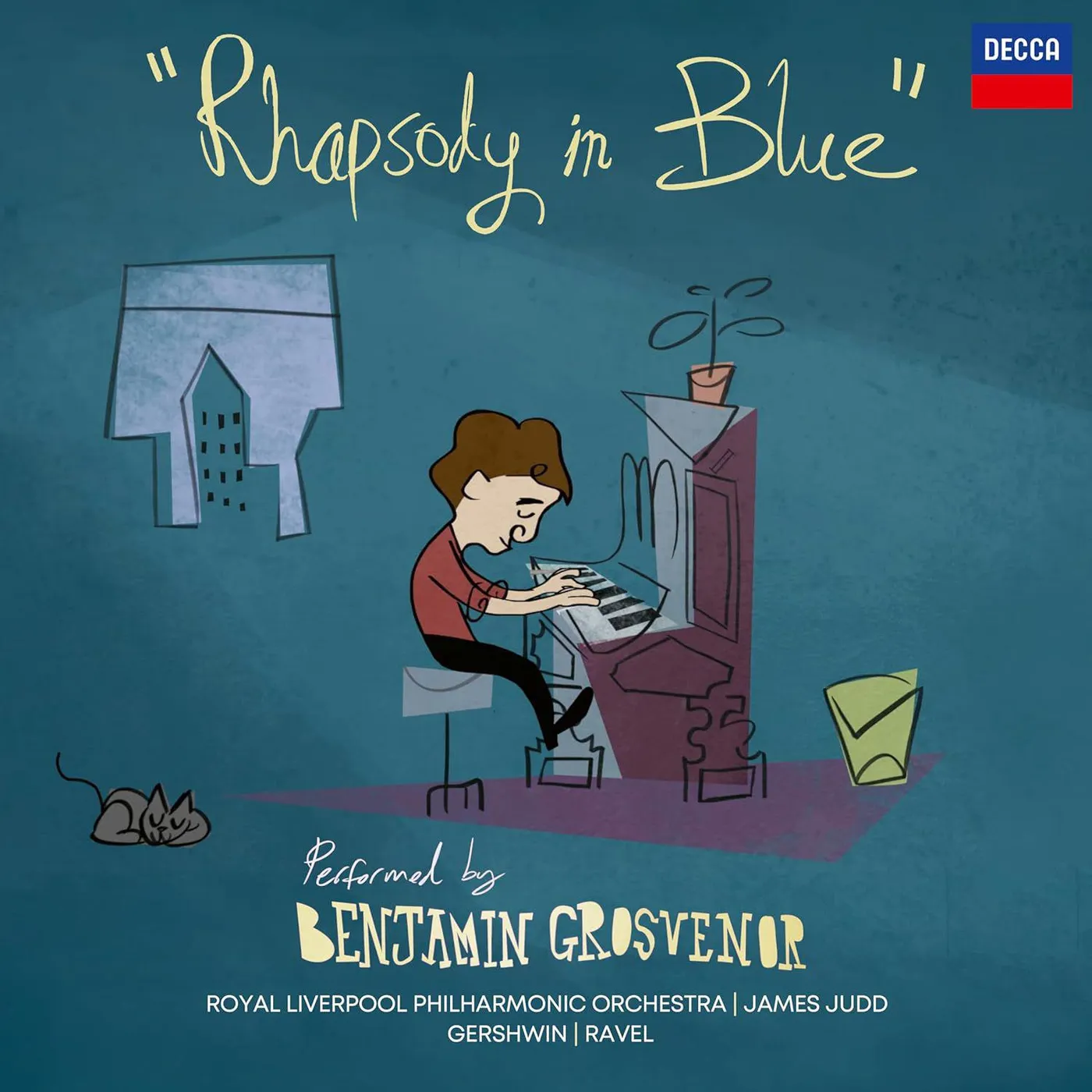 Benjamin Grosvenor Rhapsody In Blue - Blue Vinyl Record