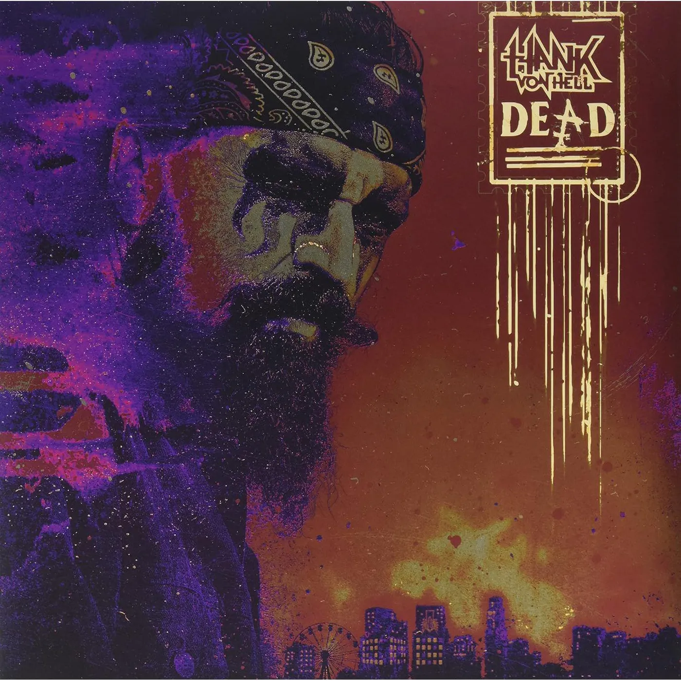Hank von Hell Dead (Red) Vinyl Record