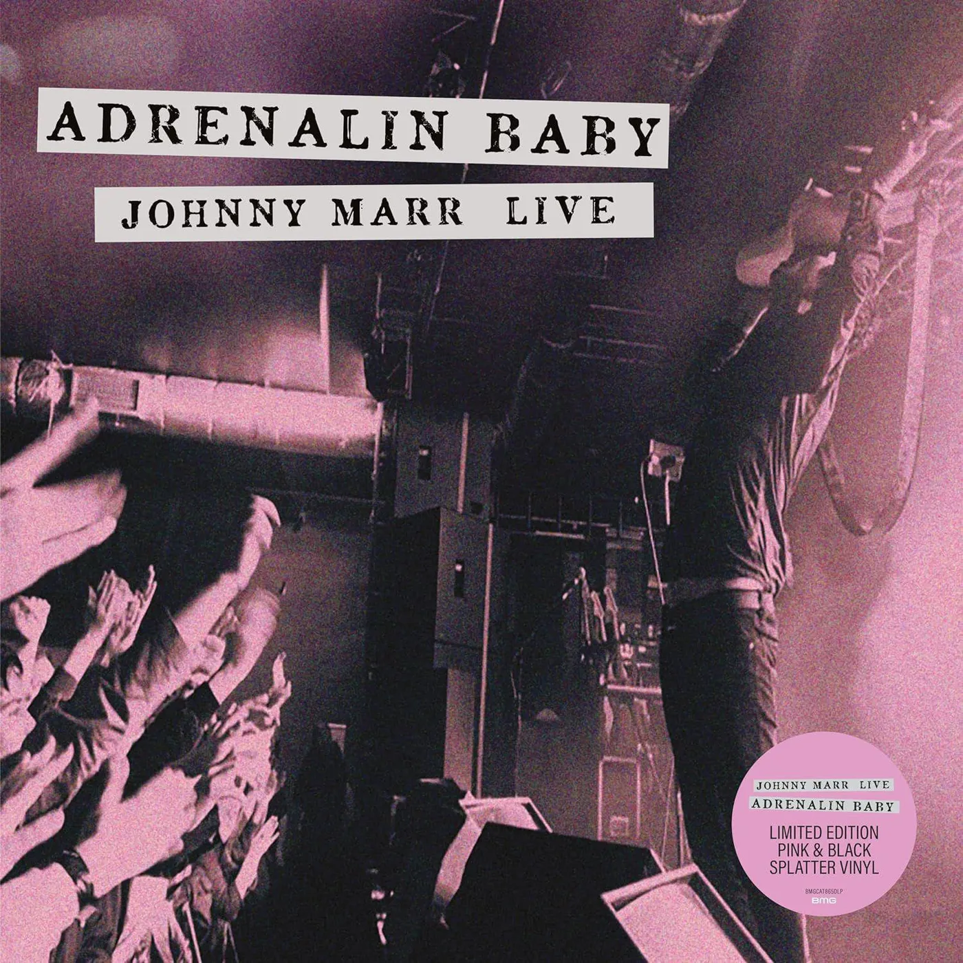 Johnny Marr Adrenalin Baby (Limited/Pink/Black/Splatter) Vinyl Record