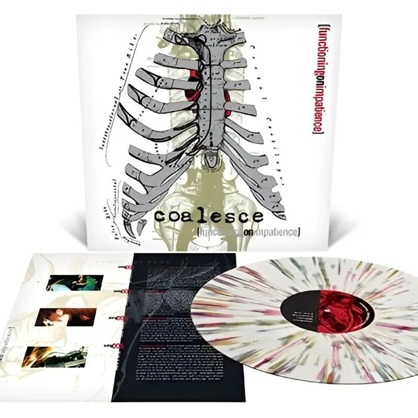 Coalesce Functioning On Impatience (White, Splatter) Vinyl Record