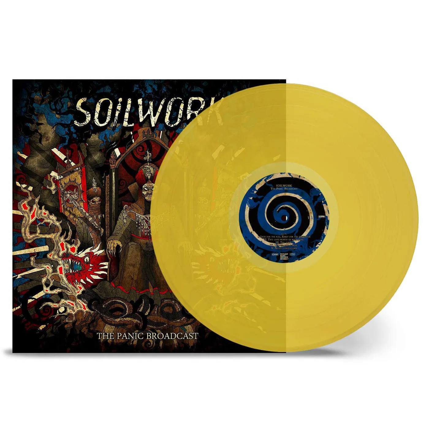 Soilwork Panic Broadcast (Yellow Tint) Vinyl Record