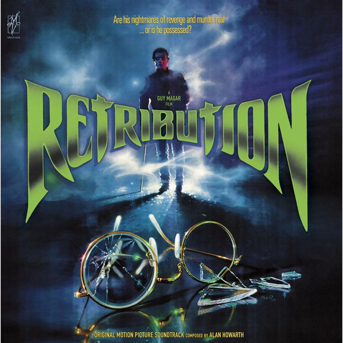 Alan Howarth Retribution - Original Soundtrack (Blue/Green) Vinyl Record
