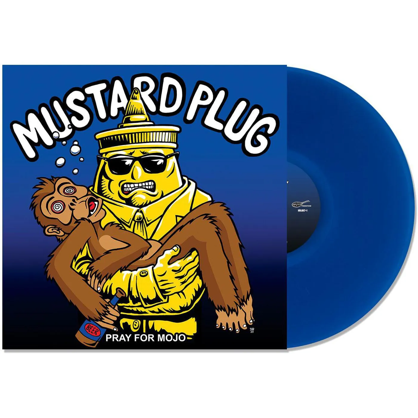 Mustard Plug Pray For Mojo 25th Anniversary (Blue) Vinyl Record