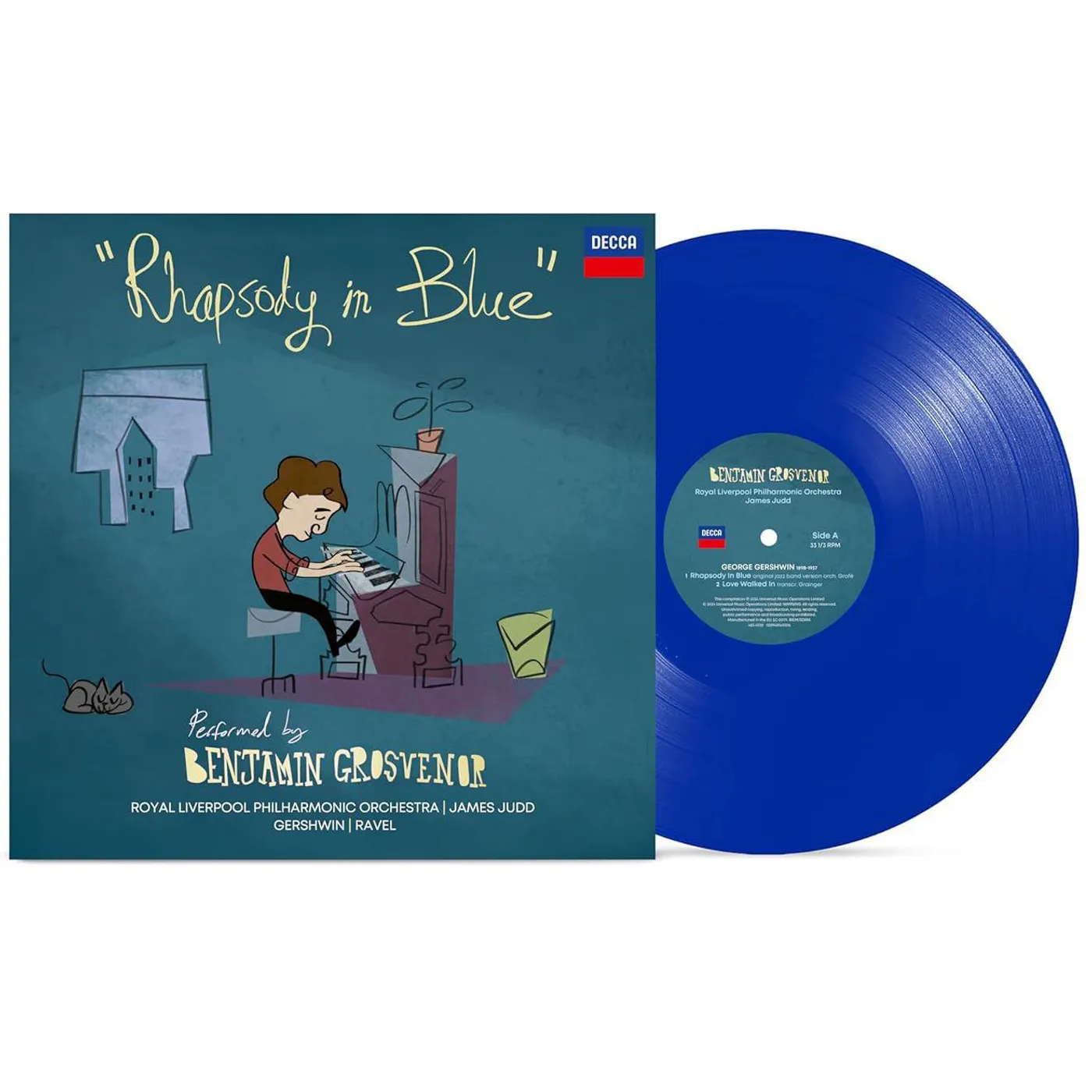 Benjamin Grosvenor Rhapsody In Blue (Blue) Vinyl Record
