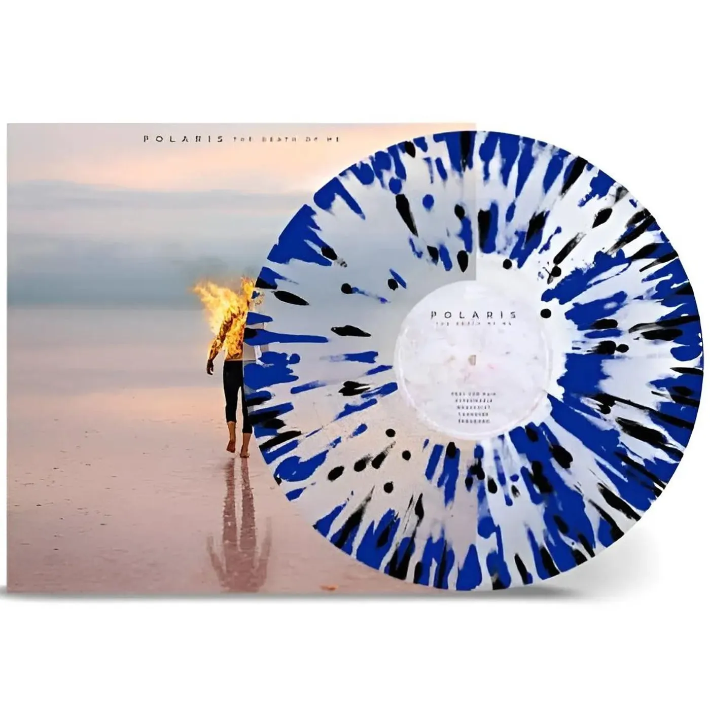 Polaris The Death of Me (Clear Black Blue Splatter) Vinyl Record