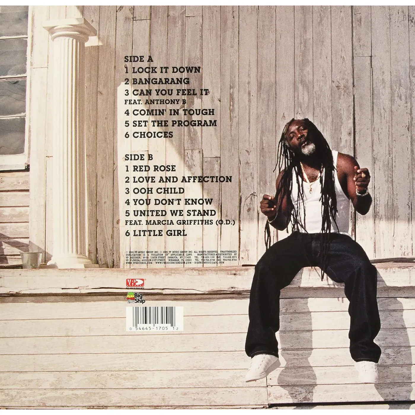 Freddie McGregor Comin In Touch Vinyl Record