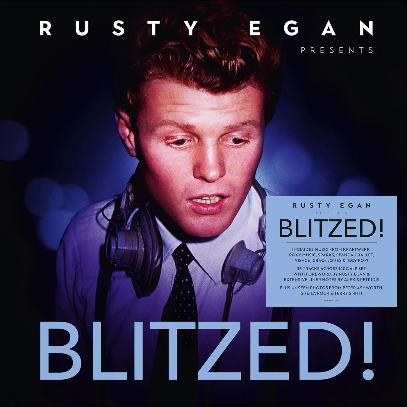 Rusty Egan Presents Blitzed / Various  Rusty Egan Presents Blitzed (Oversize Item Split, Boxed Set, 140 Gram, 4LP) Vinyl Record