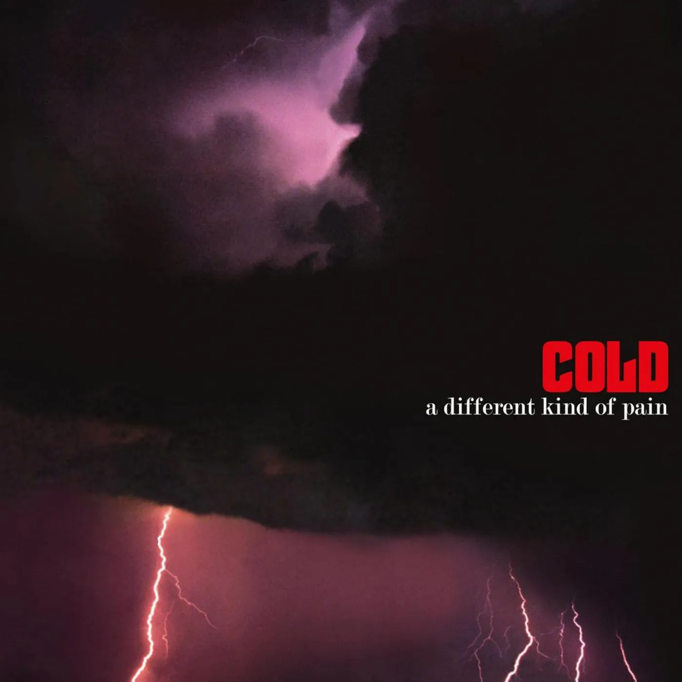 Cold  Different Kind Of Pain (Translucent Red) Vinyl Record