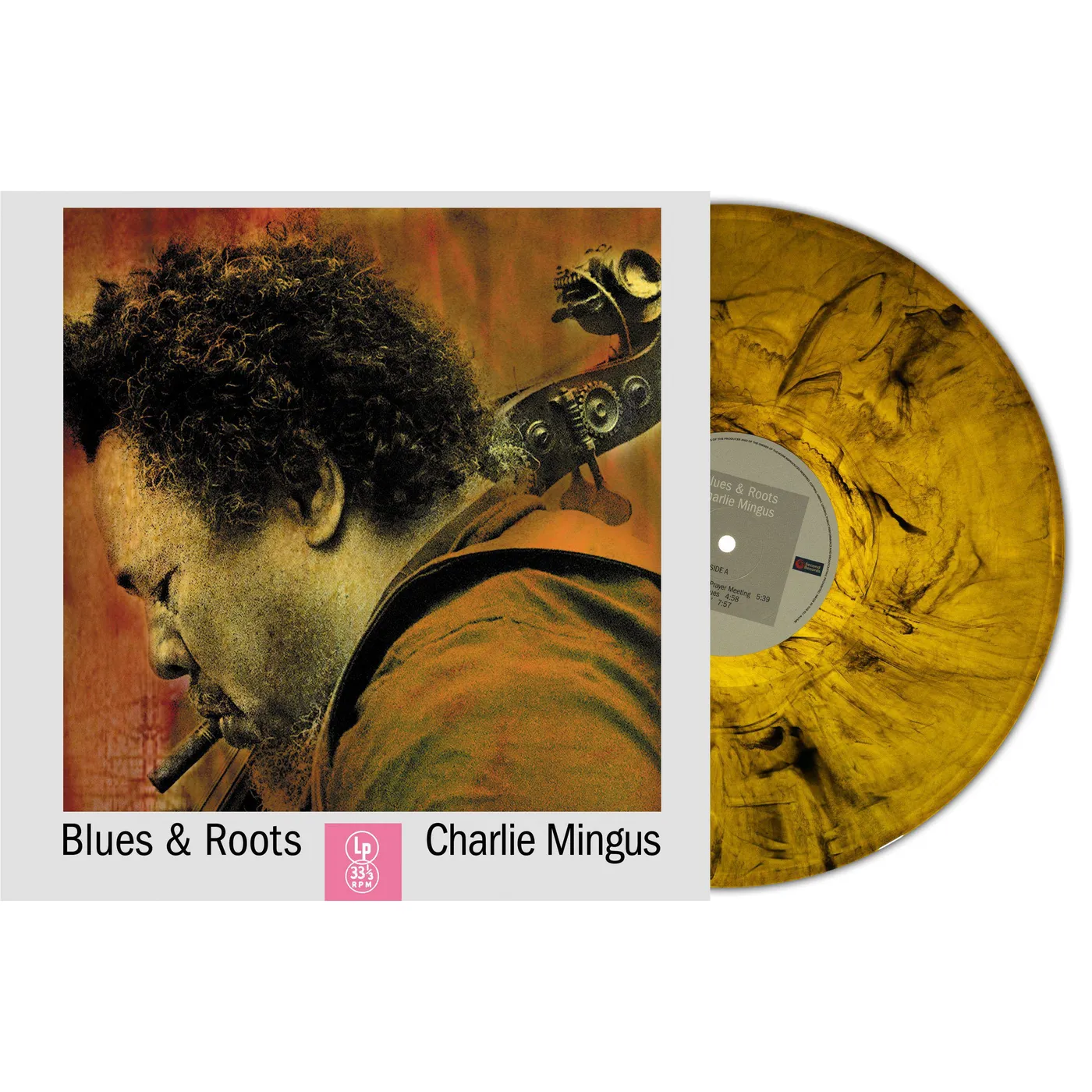Charles Mingus Blues & Roots (Yellow Marble) Vinyl Record