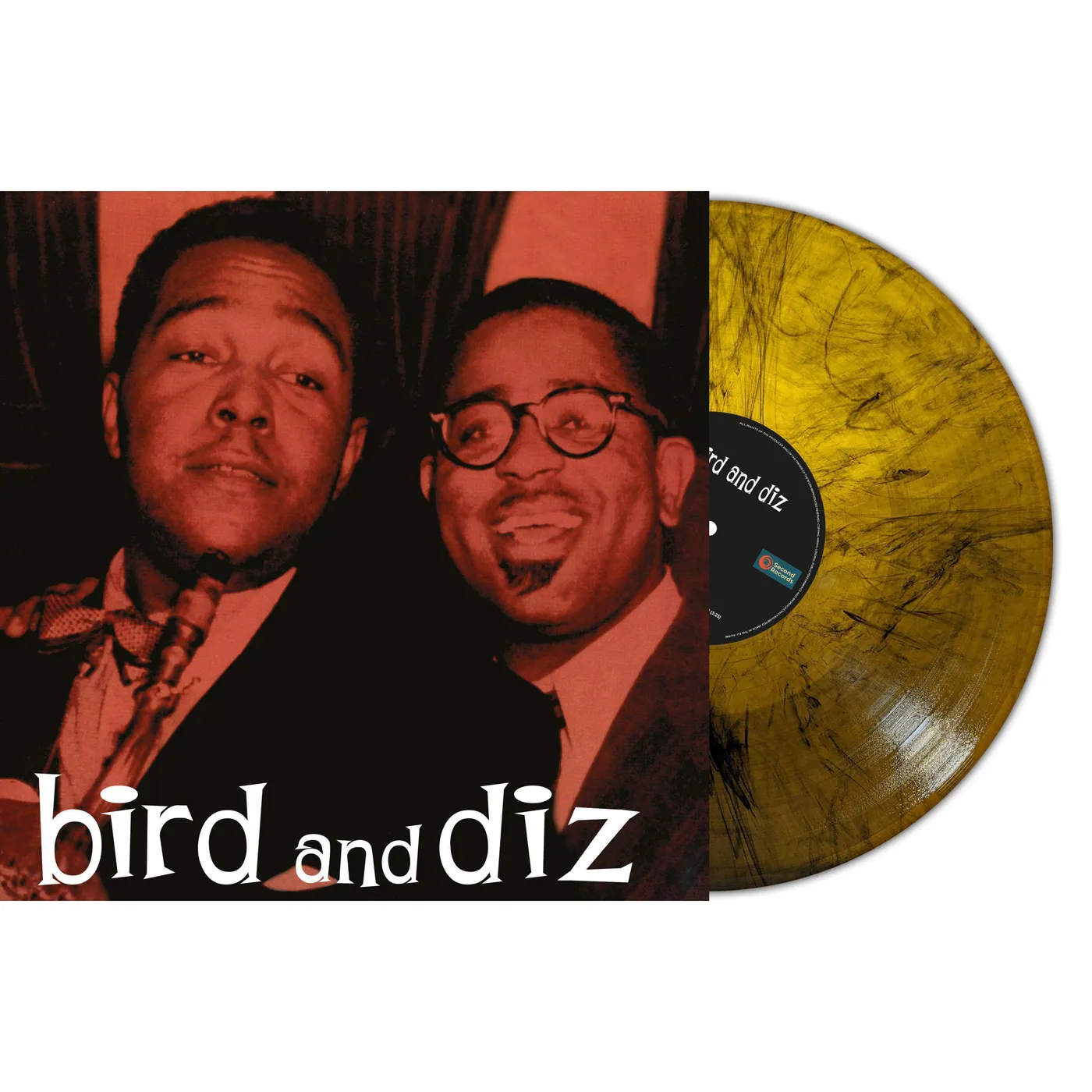 Charlie Parker & Dizzy Gillespie Bird & Diz (Orange Marble Colored) Vinyl Record