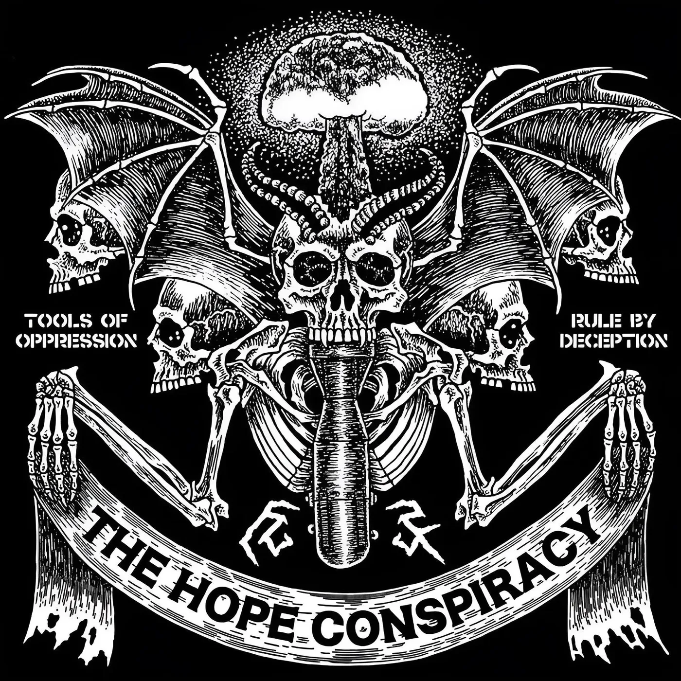 The Hope Conspiracy Tools Of Oppression / Rule By Deception (Silver, Blue) Vinyl Record