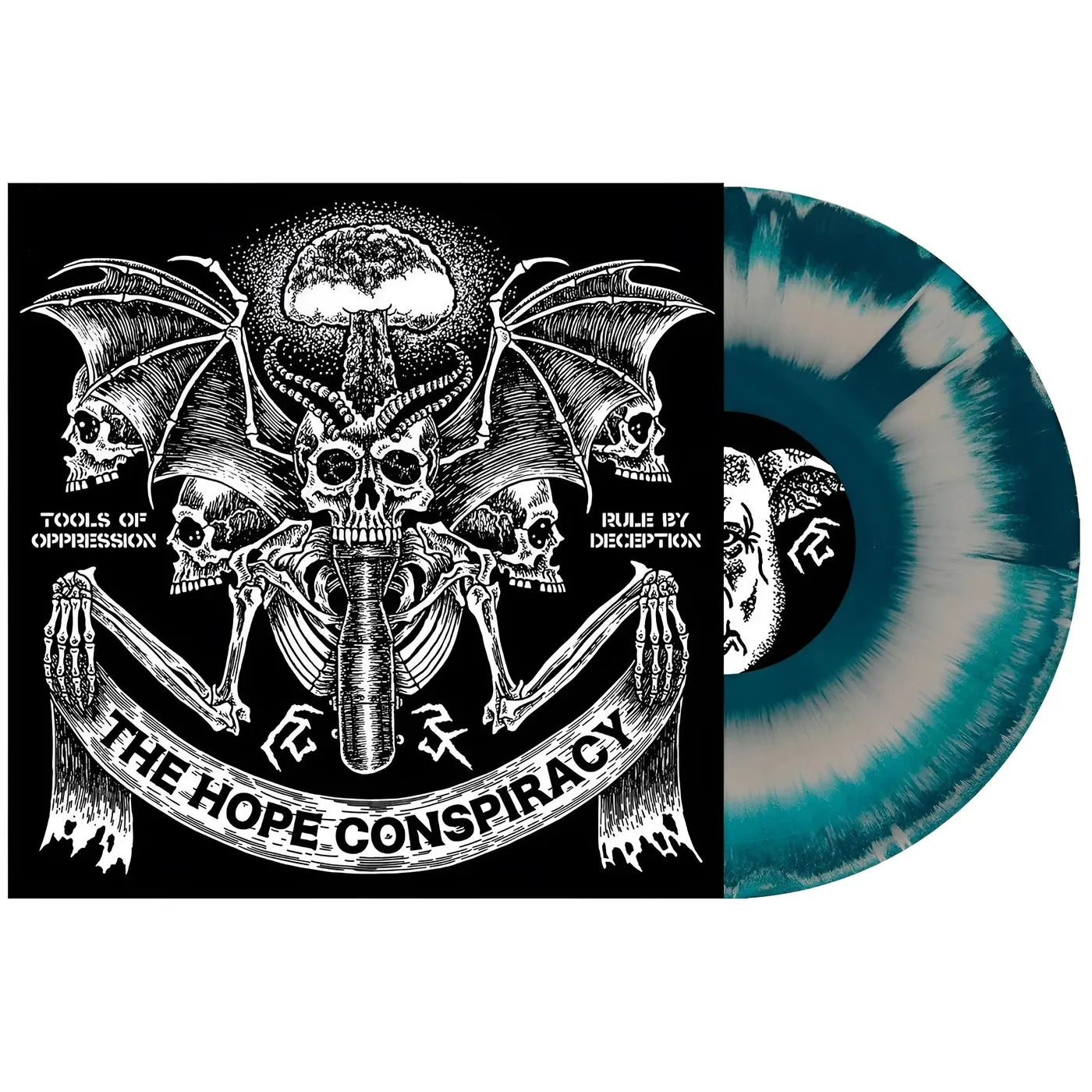 The Hope Conspiracy Tools Of Oppression / Rule By Deception (Silver, Blue) Vinyl Record
