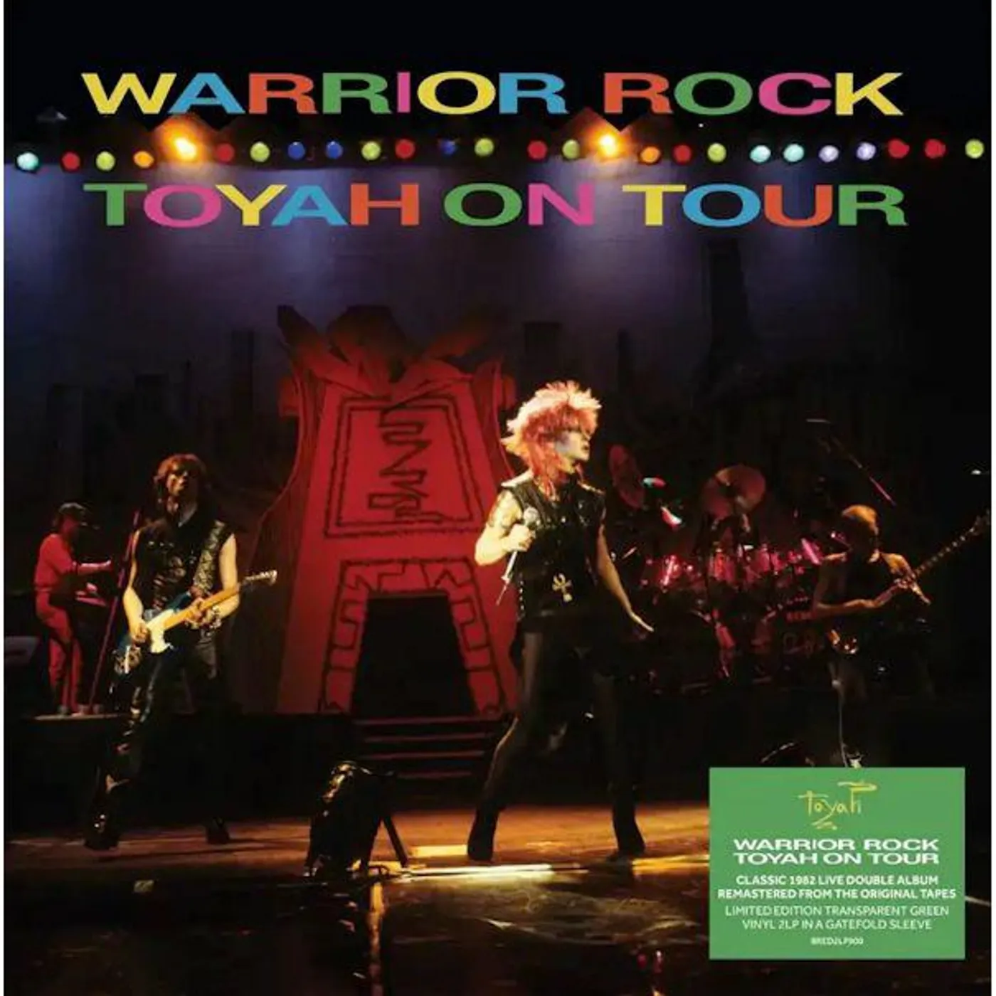 Warrior Rock - Toyah On Tour  (Transparent Green) Vinyl Record