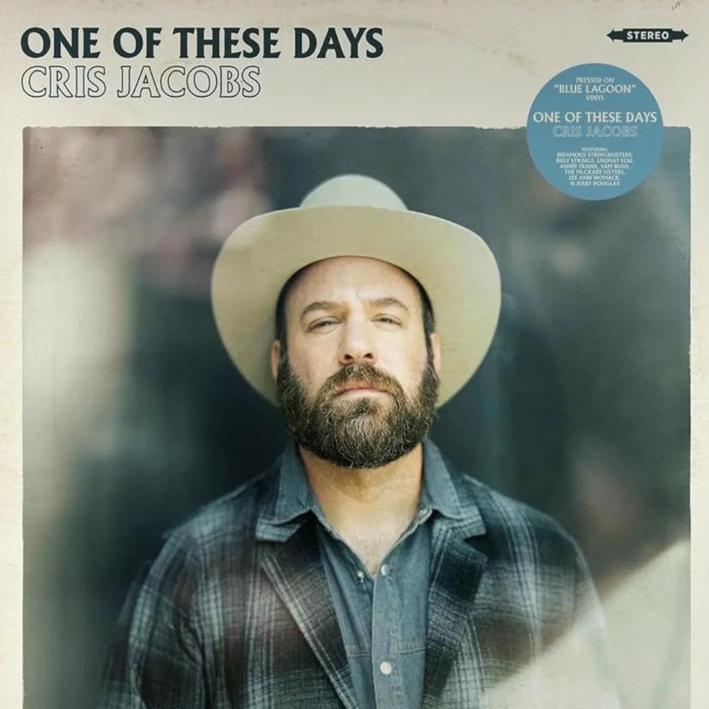 Cris Jacobs One of These Days (Blue Lagoon) Vinyl Record