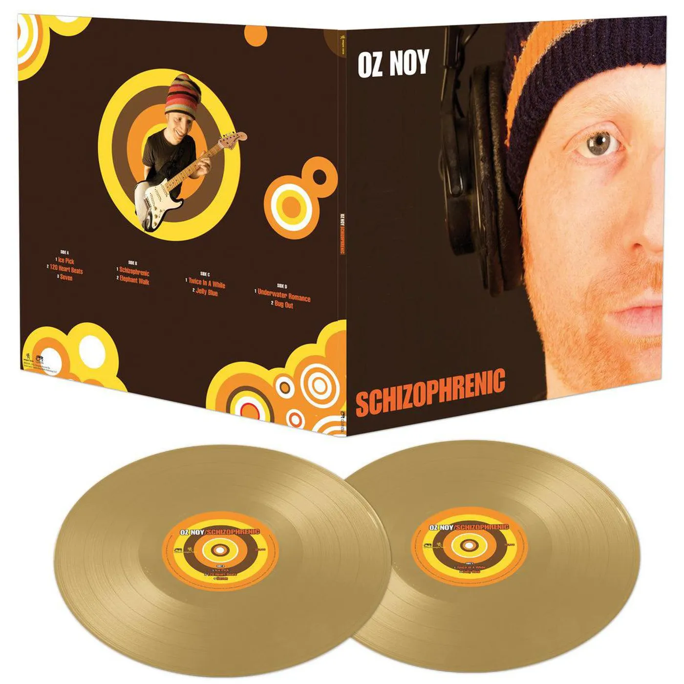 Oz Noy Schizophrenic (Gold/ 2LP ) Vinyl Record