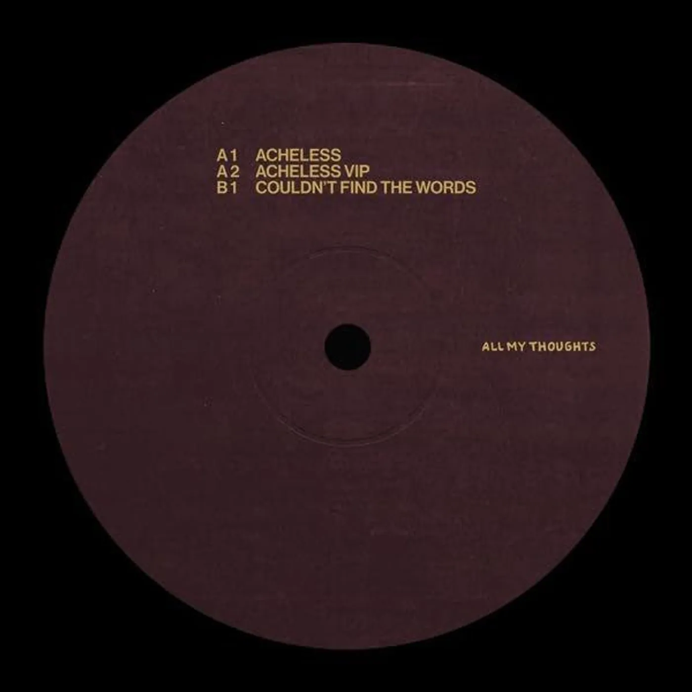 Tom VR Acheless (12"/Extended Play) Vinyl Record