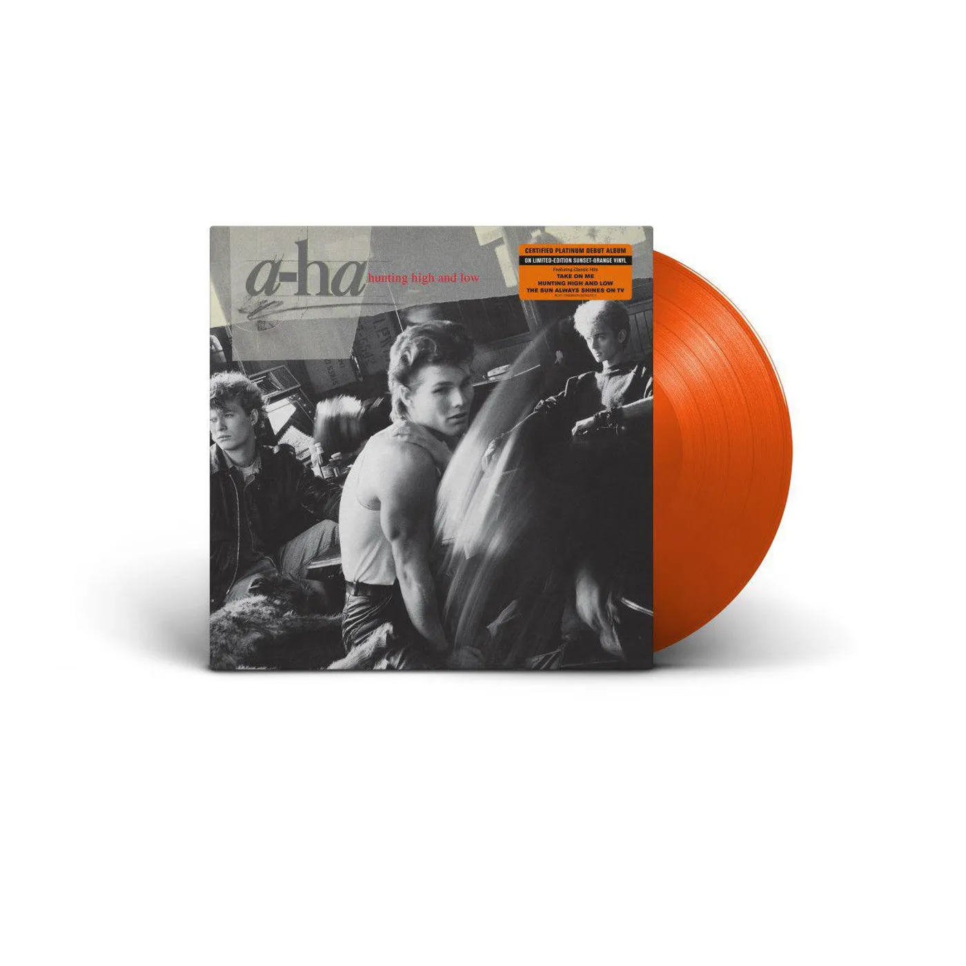 a-ha Hunting High And Low (Rocktober) (Orange) Vinyl Record