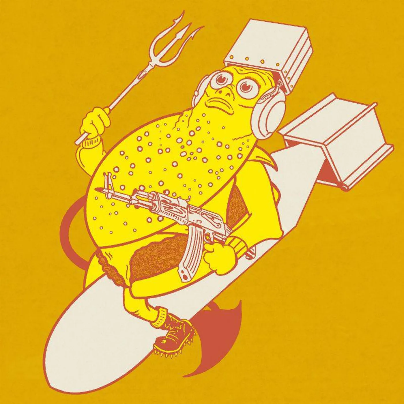 Rickshaw Billie's Burger Patrol Big Dumb Riffs Vinyl Record