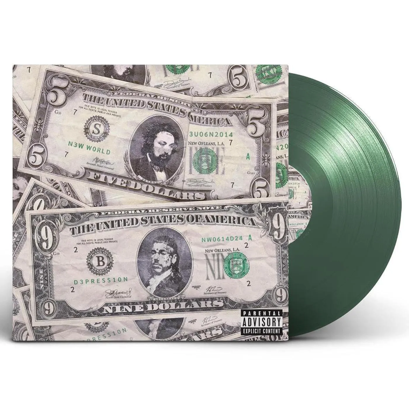 $uicideboy$ New World Depression (Coke Bottle Green) Vinyl Record