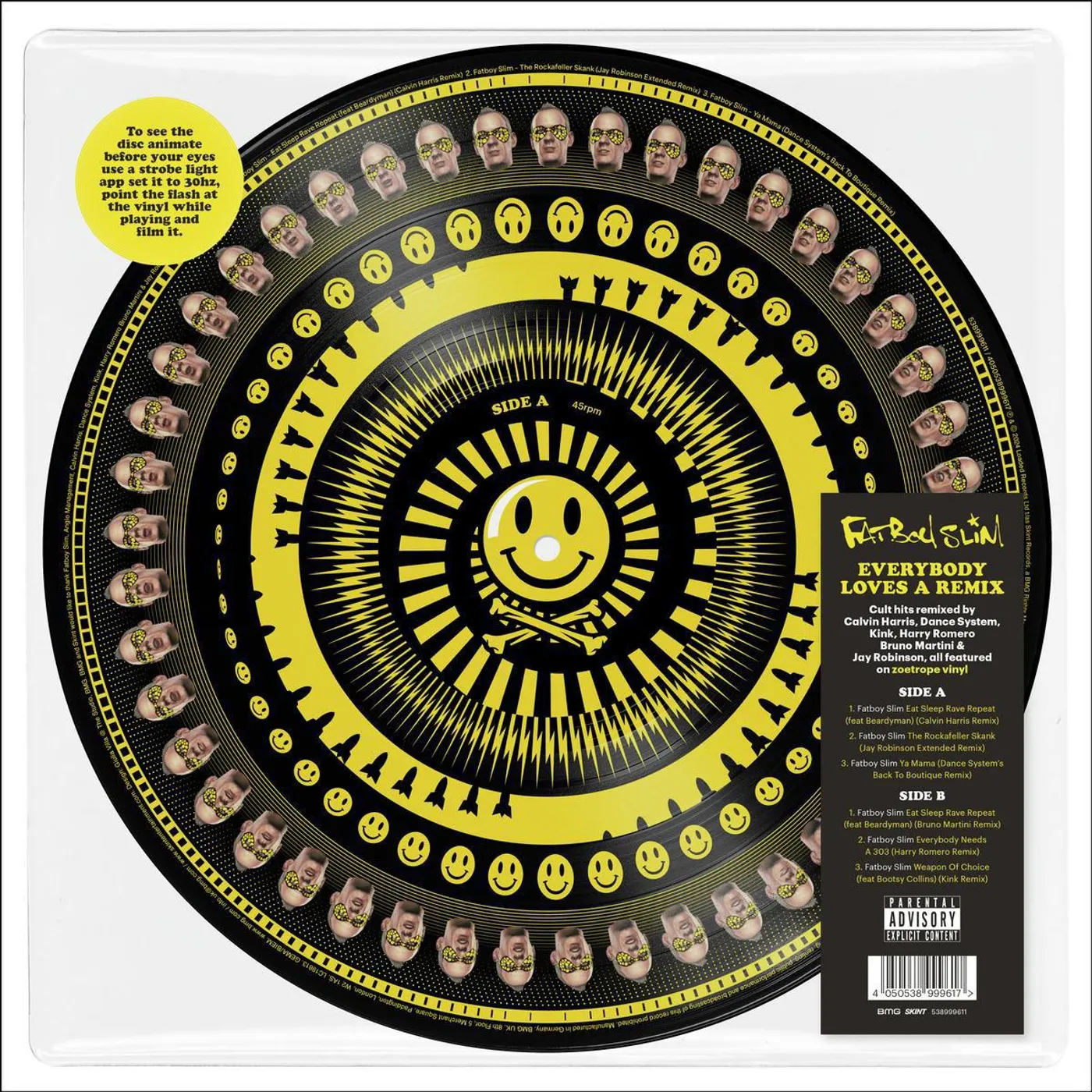 Fatboy Slim Everybody Loves A Remix (Limited Zoetrope Picture Disc) Vinyl Record