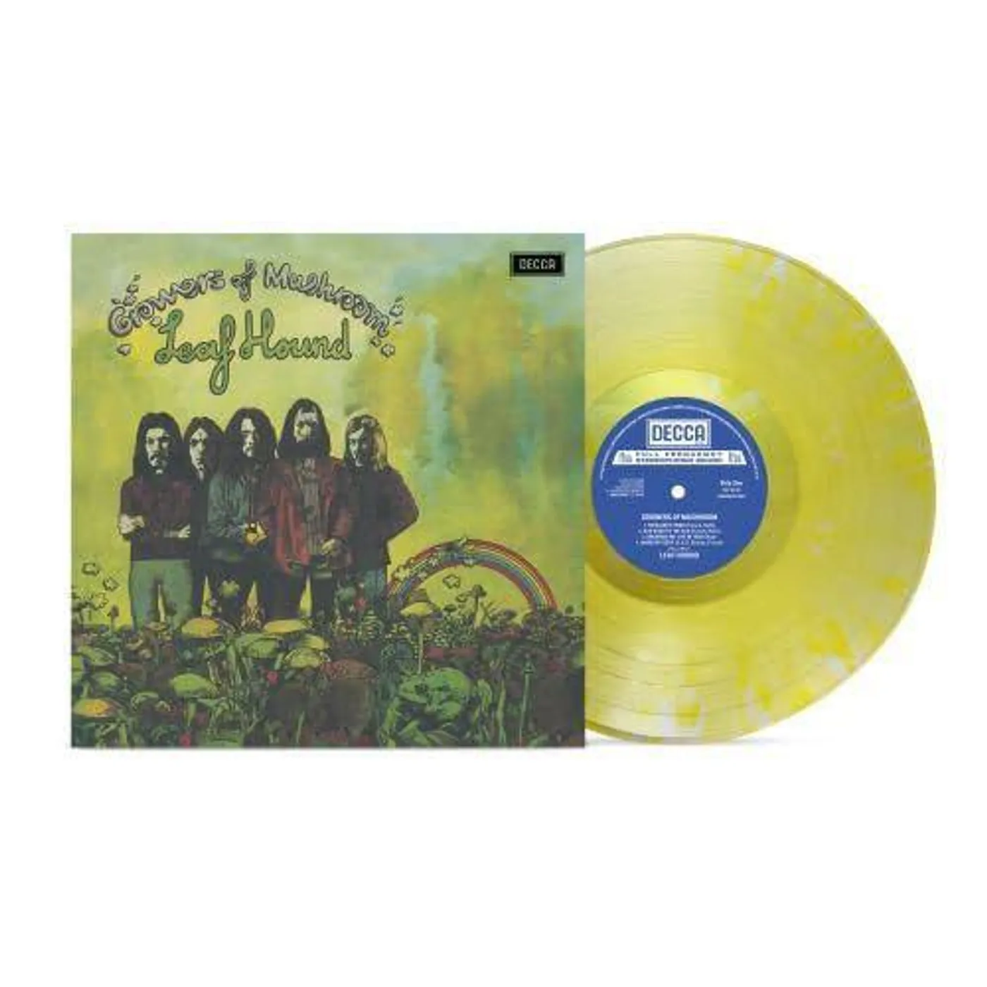 Leaf Hound Growers Of Mushrooms (Limited/Cloudy Yellow Splatter)Vinyl Record