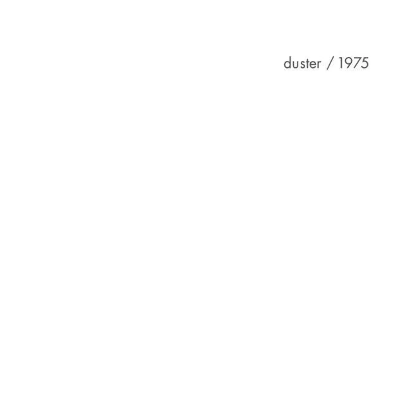 Duster 1975 (Black, White) Vinyl Record